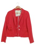 Vorschaubild 1 von Blazer Damen Rot Gr. 38 Baumwolle Langarm Casual Büro