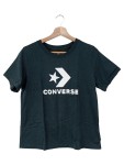 Vorschaubild 1 von Herren T-Shirt Gr. L Schwarz Kurzarm Logo Print Baumwolle Casual