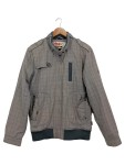 Vorschaubild 1 von Herren Leichte Jacke Kariert Grau Gr. 50/L Freizeit Baumwolle
