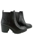 Vorschaubild 1 von Damen Stiefelette Gr. 35 Schwarz Urban Chelsea Boots Profilsohle