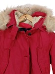 Vorschaubild 2 von Damen Parka Jacke Rot Gr. 34/XS Outdoor Casual Fellkapuze