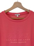Vorschaubild 2 von Damen T-Shirt Gr. 34/XS Pink Casual Schriftzug Baumwolle