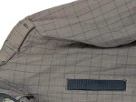 Vorschaubild 2 von Herren Leichte Jacke Kariert Grau Gr. 50/L Freizeit Baumwolle