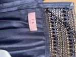 Vorschaubild 4 von Damen Festliches Kleid Gr. 40 Blau Elegant Ärmellos Spitze
