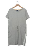 Vorschaubild 1 von Freizeitkleid Damen Grau Gr. 38/M Baumwolle Meliert Sportlich 97 cm