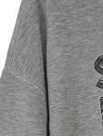 Vorschaubild 3 von Damen Sweatshirt Happy Times Grau Gr. 38/M