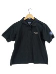 Vorschaubild 1 von Damen Poloshirt Gr. 40/L Schwarz Casual Logo-Print