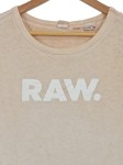 Vorschaubild 2 von Damen Tank Top Beige Gr. XS RAW Logo Print Baumwolle