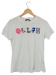 Vorschaubild 1 von T-Shirt Damen Gr. 38/M Weiß Baumwolle Grafisch Casual Kurzarm Freizeit