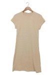 Vorschaubild 1 von Damen Freizeitkleid Gr. 40 Beige Casual Strukturmuster