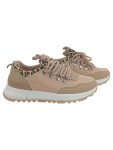 Vorschaubild 1 von Damen Sneaker low Gr. 39 Beige Modern Tiermotive