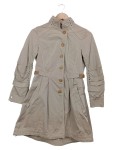 Vorschaubild 1 von Übergangsmantel Damen Gr. 34 Beige Elegant Trenchcoat Optik