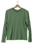 Vorschaubild 1 von Langarmshirt Damen Grün Gr. 36/S Polyacryl Strukturmuster Basic Casual