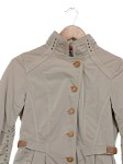 Vorschaubild 2 von Übergangsmantel Damen Gr. 34 Beige Elegant Trenchcoat Optik
