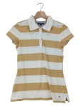 Vorschaubild 1 von Poloshirt Damen Gr. 34/XS Mehrfarbig Baumwolle Gestreift Kurzarm