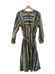 Vorschaubild 1 von Damen Freizeitkleid Gestreift Mehrfarbig Gr. 38/M
