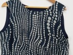 Vorschaubild 2 von Damen Bluse Top Gr. 44/XXL Blau Modern Punkte