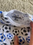 Vorschaubild 4 von Baby & Co Baby Body Fußball Gr. 68 Weiß Blau Grau