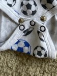 Vorschaubild 3 von Baby & Co Baby Body Fußball Gr. 68 Weiß Blau Grau