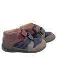 Vorschaubild 1 von Lauflernschuhe Kinder Gr. 24 Leder Klettverschluss Mehrfarbig