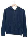 Vorschaubild 1 von Kapuzenpullover Kinder Blau Gr. 158 Baumwolle Polyester Uni Casual Langarm