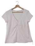 Vorschaubild 1 von Skin to T-Shirt Damen Rosa Gr. 44/XXL Baumwolle Uni Casual Kurzarm Freizeit