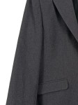 Vorschaubild 4 von Blazer Damen Grau Gr. 44/XXL Polyester Viskose Uni Elegant