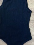 Vorschaubild 3 von Body Damen Gr. 36 Schwarz Rippstrick Basic Ärmellos Alltag Frühjahr/Sommer