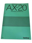 Vorschaubild 1 von AX-20 Elektronische Schreibmaschine Bedienungsanleitung Handbuch Deutsch