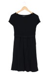 Vorschaubild 1 von Damen Freizeitkleid Gr. 40 / L Schwarz Elegant Viskose