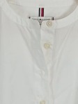 Vorschaubild 2 von Damen Hemdbluse Gr. 32/XXS Weiß Basic Baumwolle 3/4-Arm