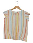 Vorschaubild 1 von Mädchen T-Shirt Gr. 146 gestreift Glitzer Mehrfarbig