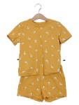 Vorschaubild 1 von Tchibo Kinder Set T-Shirt Shorts Gr. 98/104 Gelb Gänse Baumwolle