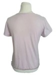 Vorschaubild 3 von Skin to T-Shirt Damen Rosa Gr. 44/XXL Baumwolle Uni Casual Kurzarm Freizeit