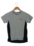 Vorschaubild 1 von Sport Shirt Kinder Gr. 140 Grau Kurzarm