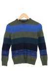 Vorschaubild 1 von Herren Pullover Gr. 44/XS Mehrfarbig Gestreift Strick Casual