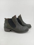 Vorschaubild 2 von Damen Stiefelette Gr. 39 Oliv Casual Chelsea Boots Lederimitat