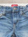 Vorschaubild 2 von Jeans Regular Fit Kinder Gr. 140 Blau Baumwolle Uni Casual Logo Knopf