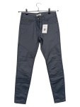 Vorschaubild 1 von Damen Jeans Straight Leg W26/34 Grau Modern Biker-Stil