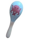 Vorschaubild 1 von Baby Rassel Holz Oktopus Mehrfarbig Kleinkind Spielzeug