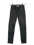 Vorschaubild 1 von Mädchen Jeans Regular Fit Schwarz Gr. 152 Reißverschluss-Details