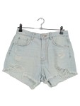 Vorschaubild 1 von Damen Jeans Shorts Gr. 34 Blau Destroyed Used Look Casual