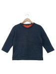 Vorschaubild 1 von Damen Pullover Langarmshirt Gr. 36/S Blau Minimalistisch