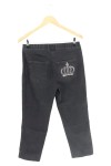 Vorschaubild 2 von Pompöös Mom Jeans Damen 38;M Schwarz Cropped Casual