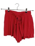 Vorschaubild 1 von Damen Shorts Rot Gr. 34 Viskose mit Bindegürtel Casual