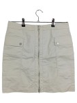 Vorschaubild 1 von Taifun Damen Minirock Gr. 38 Beige Casual Reißverschluss Rock