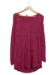 Vorschaubild 1 von Damen Strickkleid Tunika Pink Gr. S Baumwolle Casual