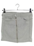 Vorschaubild 1 von Damen Minirock Jeansrock Grau Gr. 25 Casual Reißverschluss