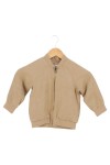 Vorschaubild 1 von Baby Bomberjacke Gr. 86 Beige Übergangsjacke Reißverschluss