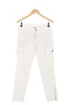 Vorschaubild 1 von Damen Cargohose Gr. 36 (W28) Weiß Casual Urban Reißverschluss Details
